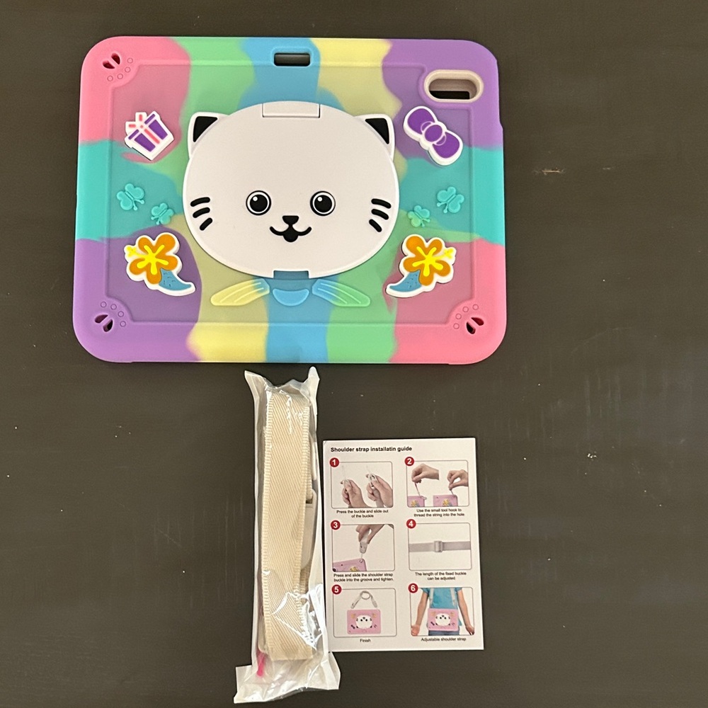 Colorful Cat Tablet Case - Picture 8 of 11